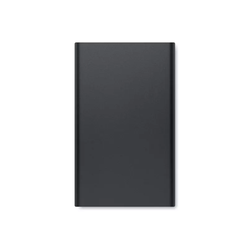 Powerbank płaski 4000 mAh aluminiowy POWERFLAT C - Czarny (MO6825-03)