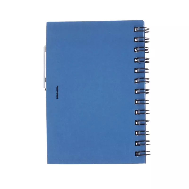 Notatnik ok. A7 z długopisem - niebieski (V2793-11)