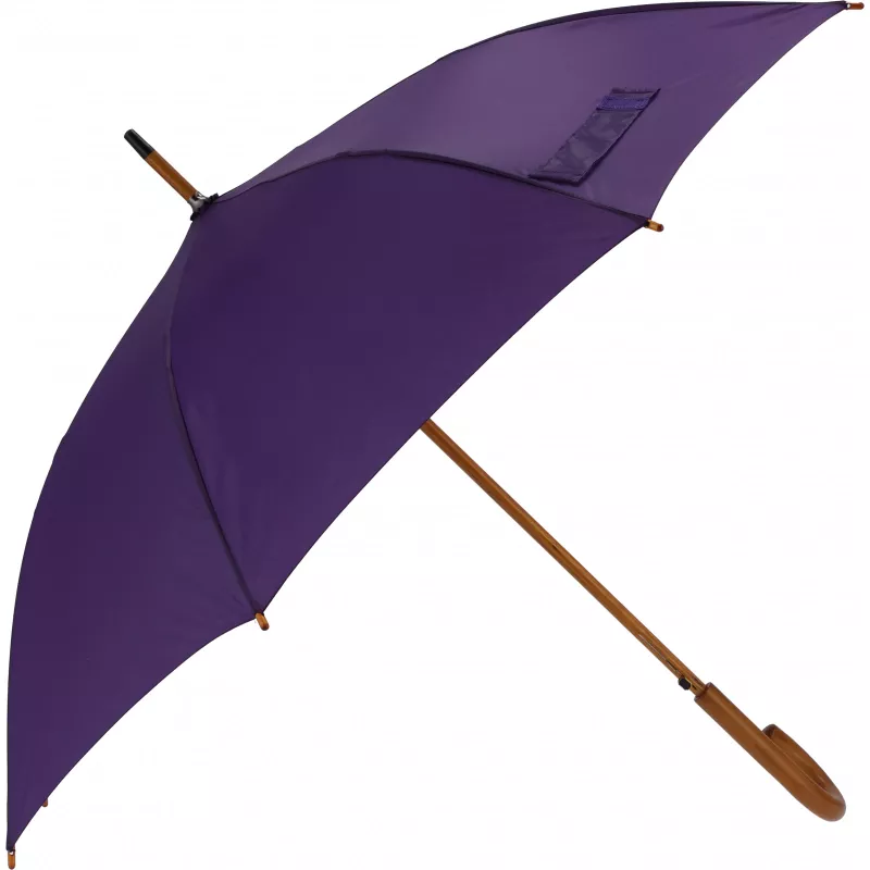 Parasol automatyczny drewniany Ø105 cm NANCY - fioletowy (513112)