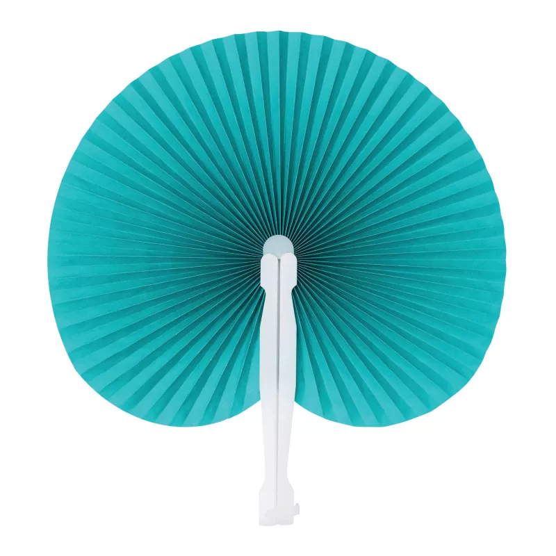 Składany wachlarz - turkusowy (56-0906055)