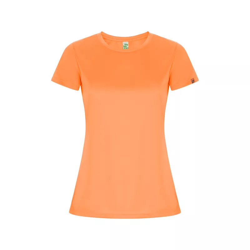 Damska koszulka sportowa poliestrowa 135 g/m² ROLY IMOLA WOMAN 0428 - Fluor Orange (R0428-FLORANGE)