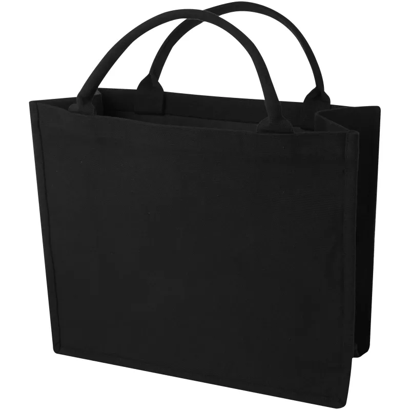 Page torba na zakupy z materiału z recyklingu o gramaturze 400 g/m² - Czarny (12071190)