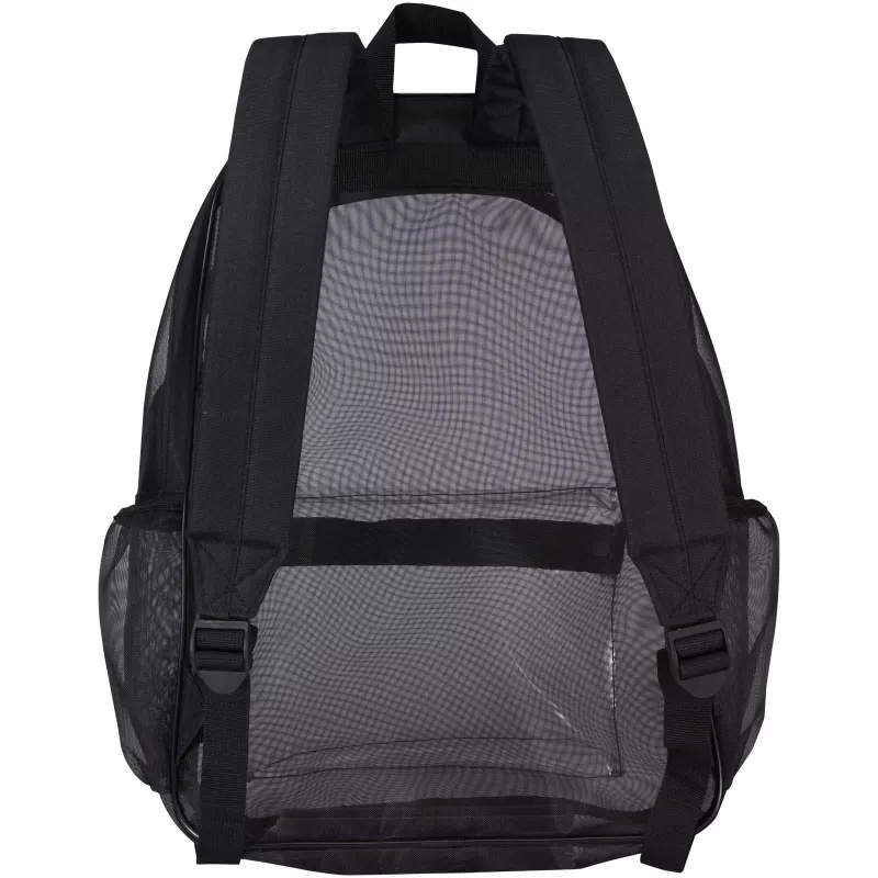 Mesh plecak z recyklingu z certyfikatem GRS o pojemności 18 l - Czarny (13013790)