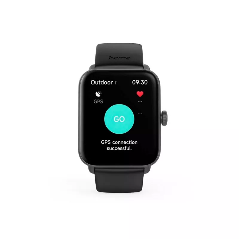Monitor aktywności Hama Smartwatch 6010 GPS - czarny (VH077-03)