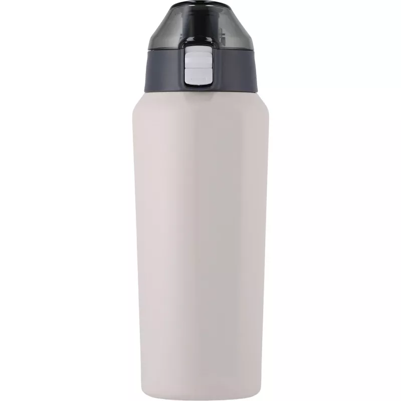 Butelka termiczna stalowa z recyklingu PUENTE ALTO MoLu 600 ml - biały (481506)