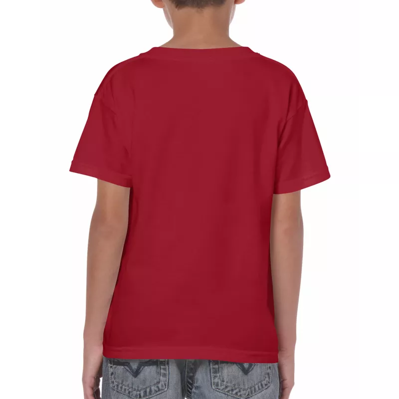 Koszulka bawełniana 180 g/m² Gildan Heavy Cotton™ - DZIECIĘCA - Cardinal Red  (5000B-CARDINAL RED)