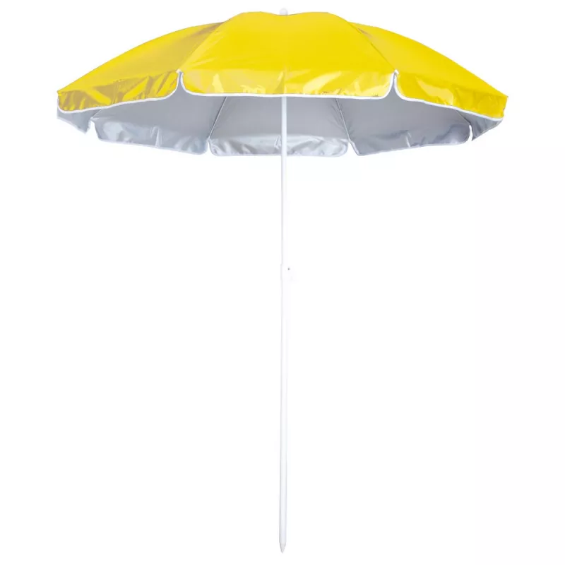 Parasol plażowy ø147 cm - żółty (V7675-08)