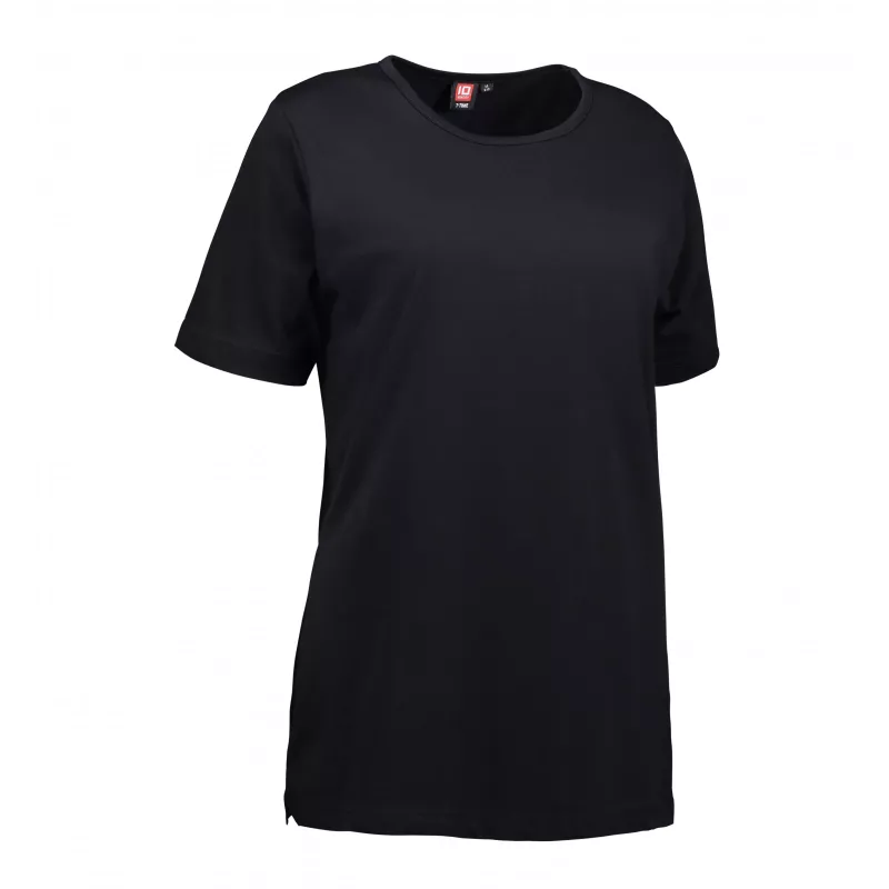Koszulka bawełniana 175 g/m² ID T-TIME® 0512 - DAMSKA - Black (0512-BLACK)