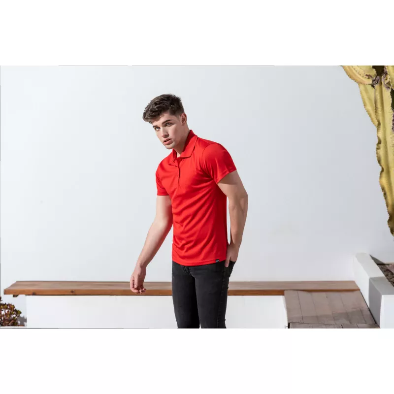 Dekrom Koszulka polo RPET - czerwony (AP721968-05)
