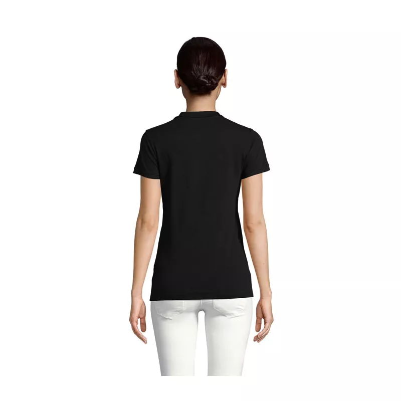 Polo damskie organiczne 170 g/m² Sol's PLANET WOMEN - Czarny (S03575-BK)