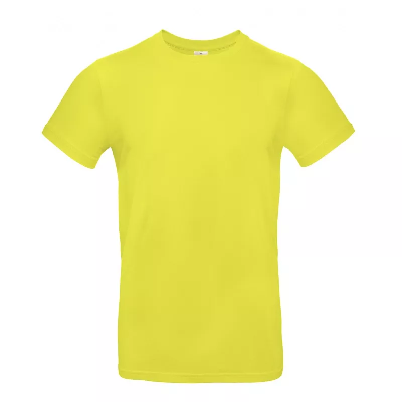Koszulka reklamowa 185 g/m² B&C #E190 - Pixel Lime (986) (TU03T/E190-PIXEL LIME)