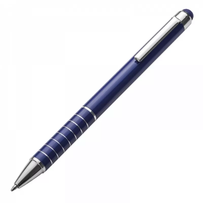 Długopis metalowy touch pen LUEBO - niebieski (041804)