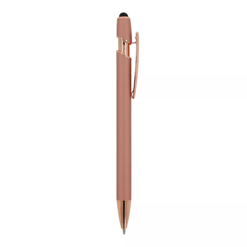 Długopis metalowy gumowany Paris Deluxe - różowe złoto (LT87783-N0045)