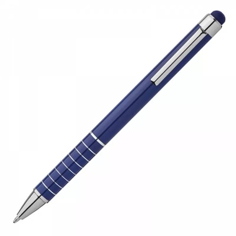 Długopis metalowy touch pen LUEBO - niebieski (041804)