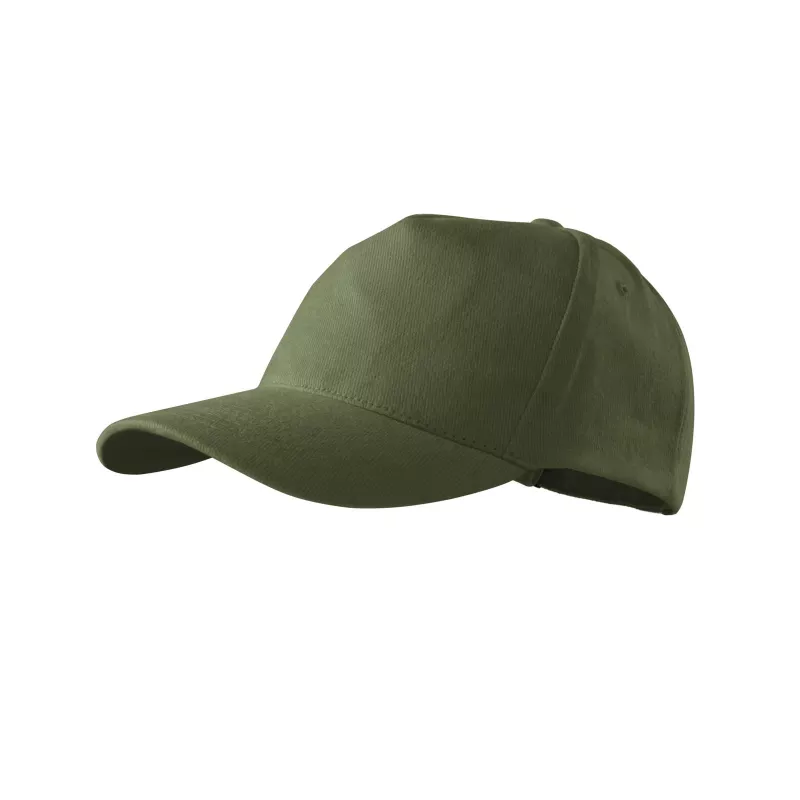 Reklamowa czapka z daszkiem 5 panelowa Malfini 5P 307 - Khaki (ADLER307-KHAKI)