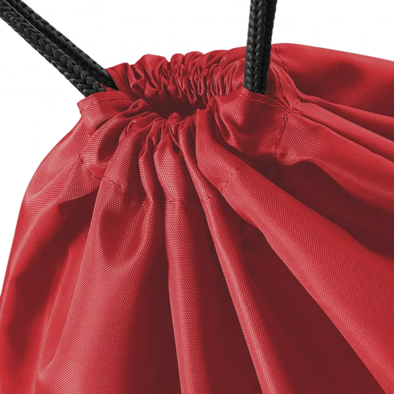 Reklamowy plecak na sznurkach  poliestrowy BagBase BG10, 34 x 45 cm - Bright Red (BG10-BRIGHT RED)