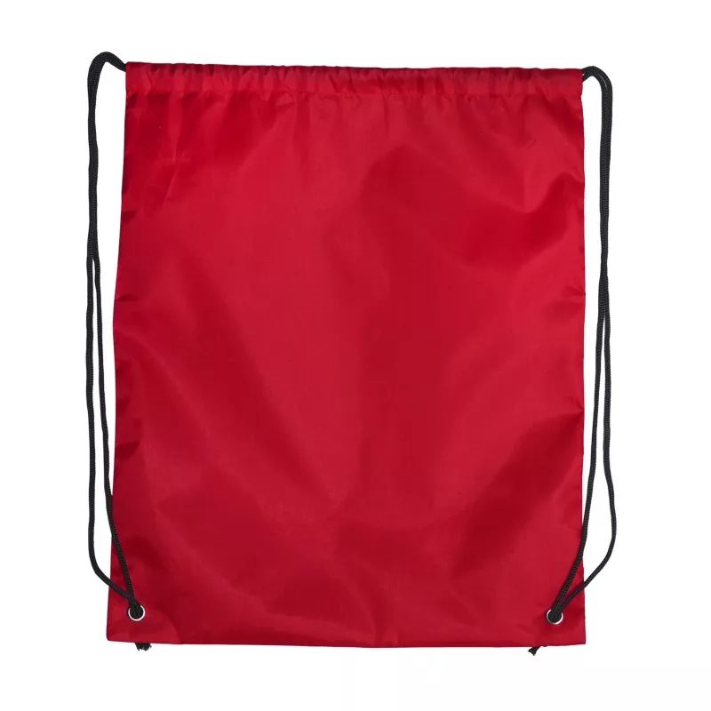 Plecak promocyjny na sznurkach poliestrowy, 33.5 x 42 cm - czerwony (R08695.08)