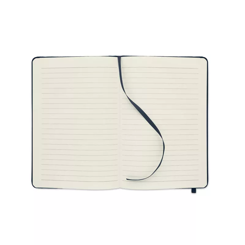 Notes A5 w okładce z RPET 80 kartek w linię NOTE RPET - Francuski Granat (MO9966-85)