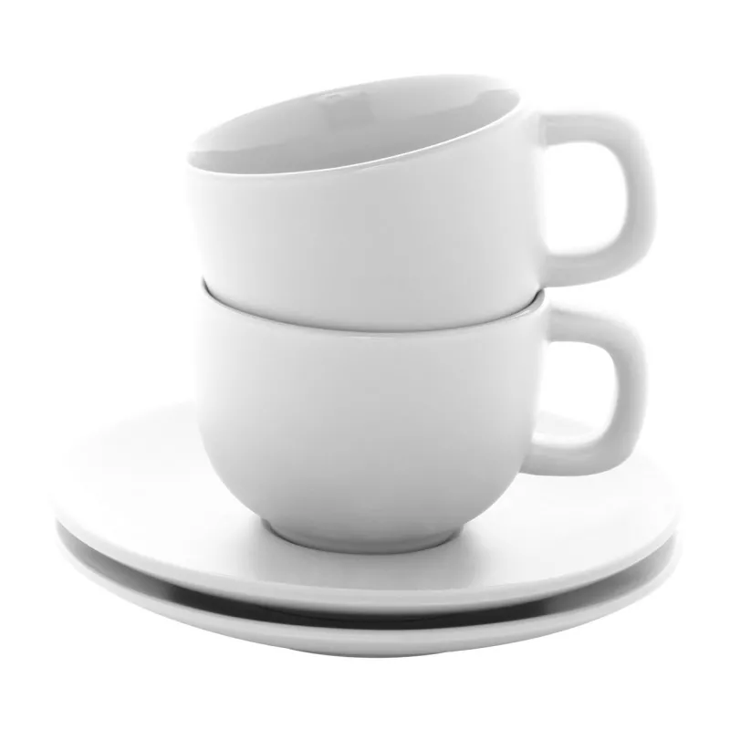 Caturra Plus zestaw filiżanek do cappuccino - biały (AP800556-01)