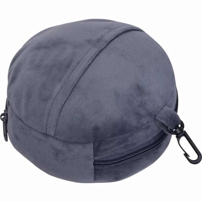 Zestaw podróżny opaska i poduszka JUSTYNA - ciemnoszary (7543977)