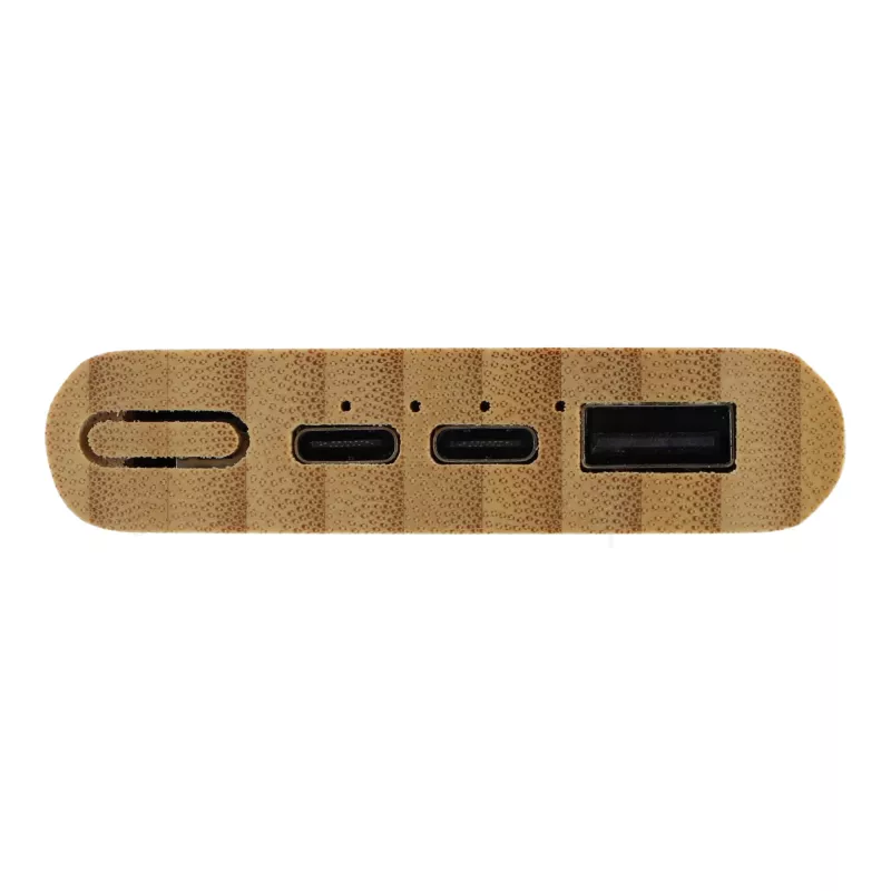 Powerbank Bamboo 5000 mAh - naturalny-t (LT95513-N0094)