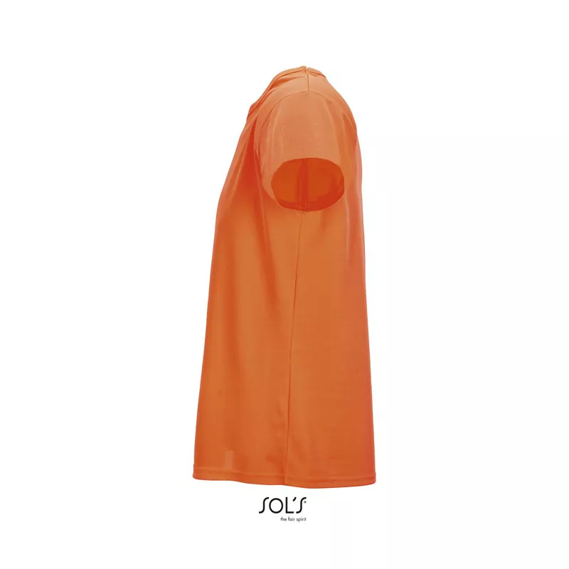 Koszulka sportowa unisex 130 g/m² Sol's SPRINT - Neonowy Pomarańczowy (S02995-NO)