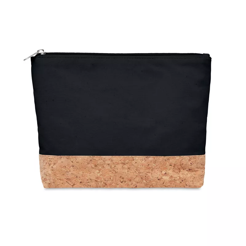 Kosmetyczka bawełniana 220 g/m² PORTO BAG - Czarny (MO9817-03)