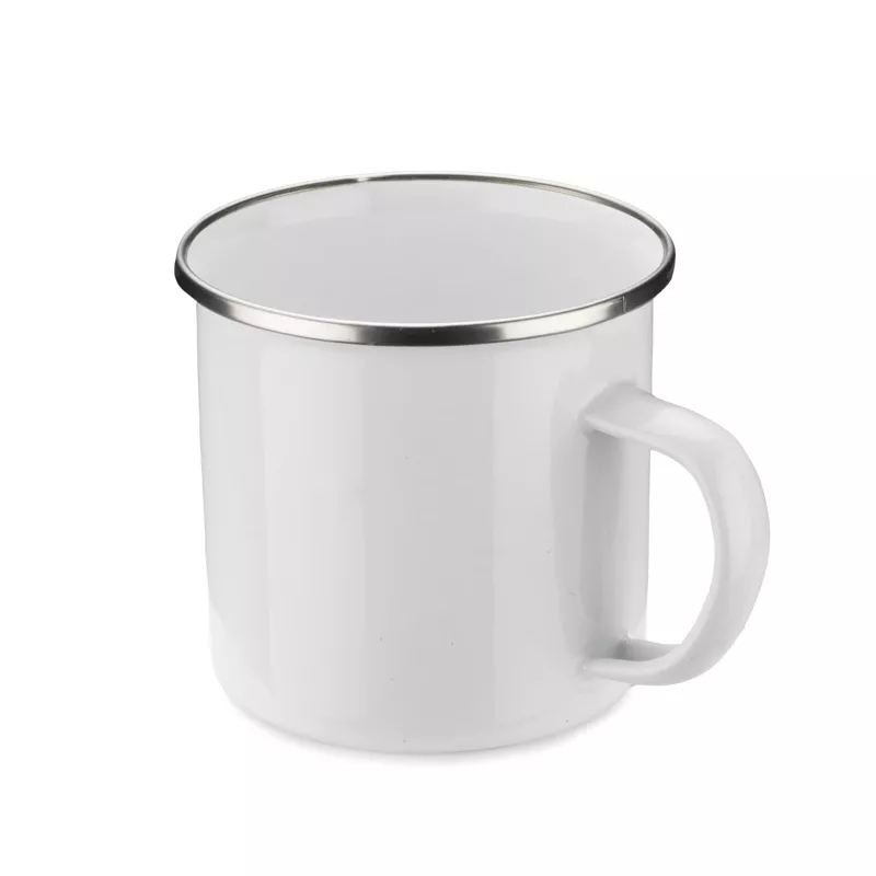 Kubek emaliowany SUBLIM - biały (16025-01)