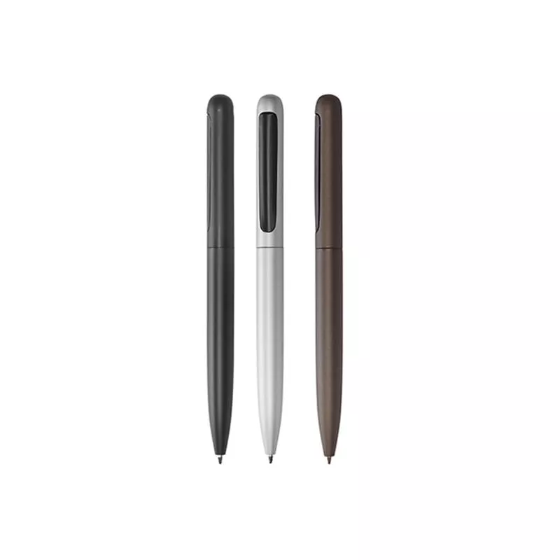 Długopis aluminiowy KLINT z ukrytym klipsem - Srebrny (IP13147590)