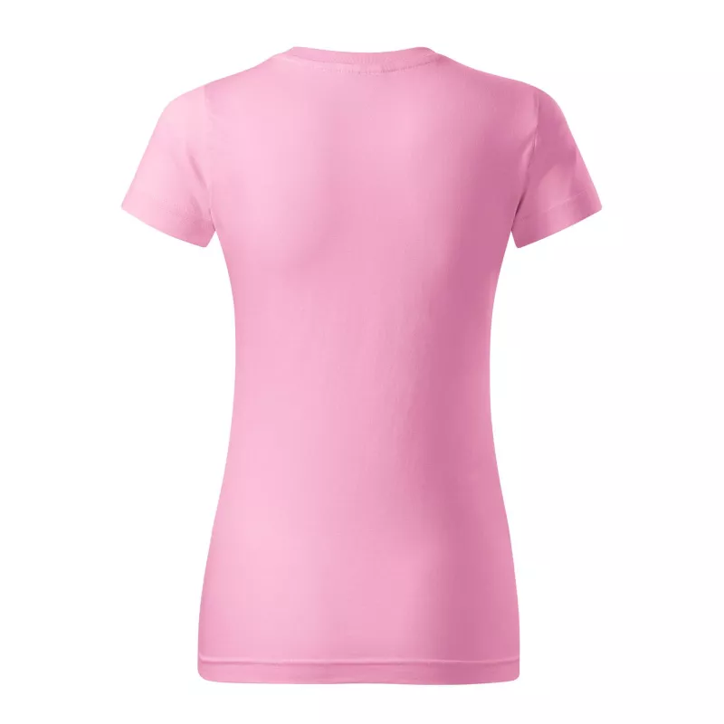 Koszulka bawełniana damska 160 g/m²  BASIC 134 - Różowy (ADLER134-RóżOWY)