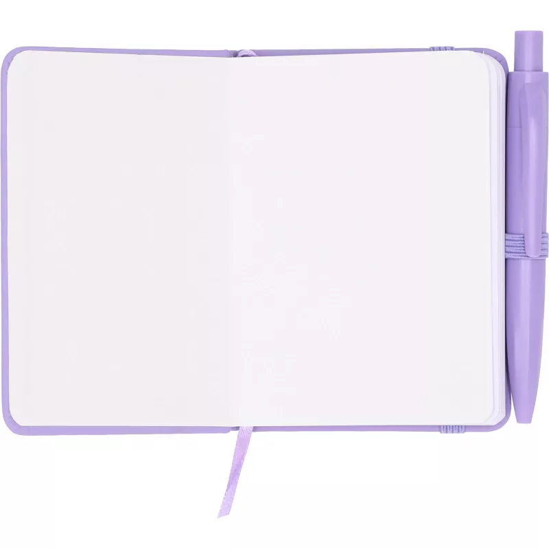 Notes A7 z długopisem SAN ANTONIO - fioletowy (556212)