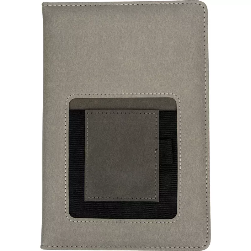 Notes A5 w kropki TILBURG - szary (268107)