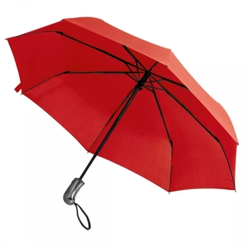 Parasol automatyczny Ø96 cm BIXBY - czerwony (351905)