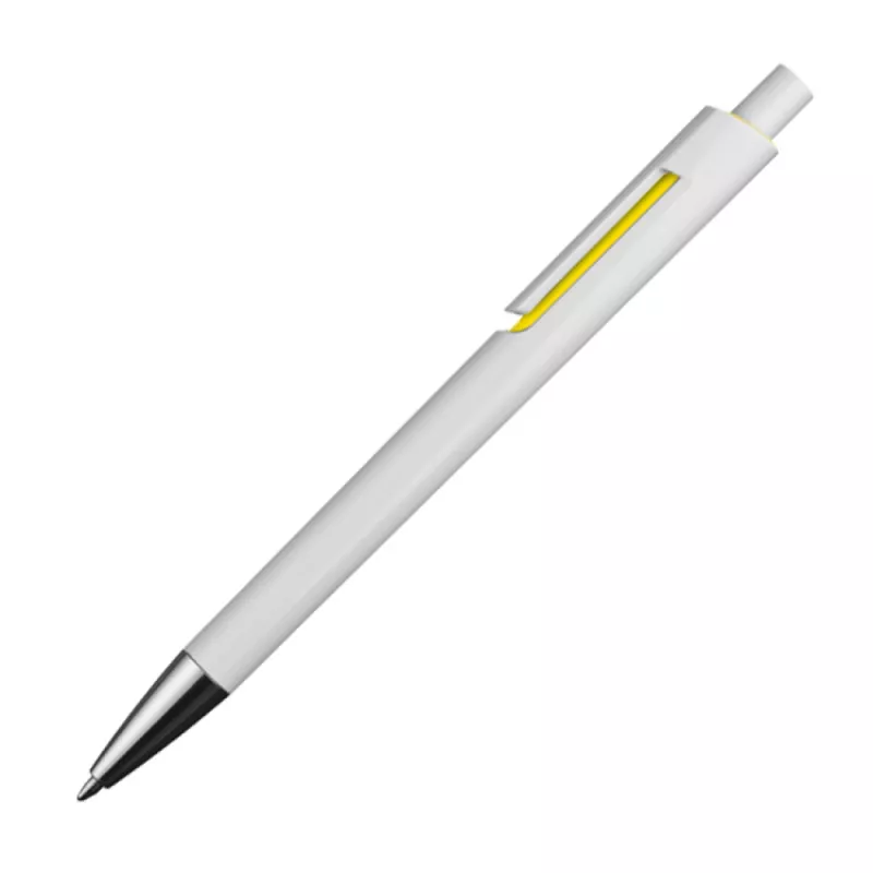 Długopis reklamowy plastikowy 13537 - żółty (1353708)