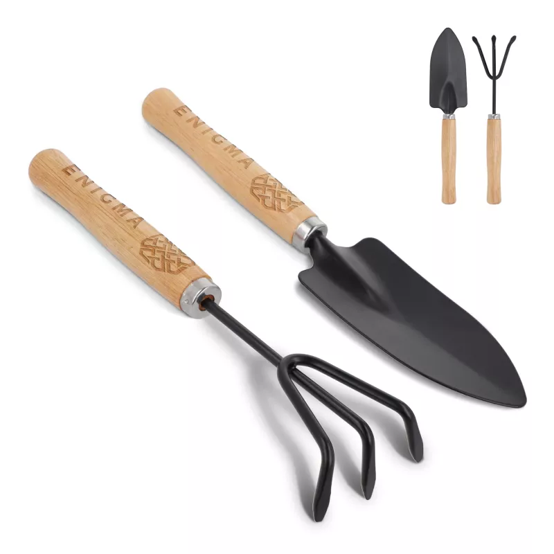 2-częściowy zestaw narzędzi ogrodowych - naturalny-t (LT93416-N0094)