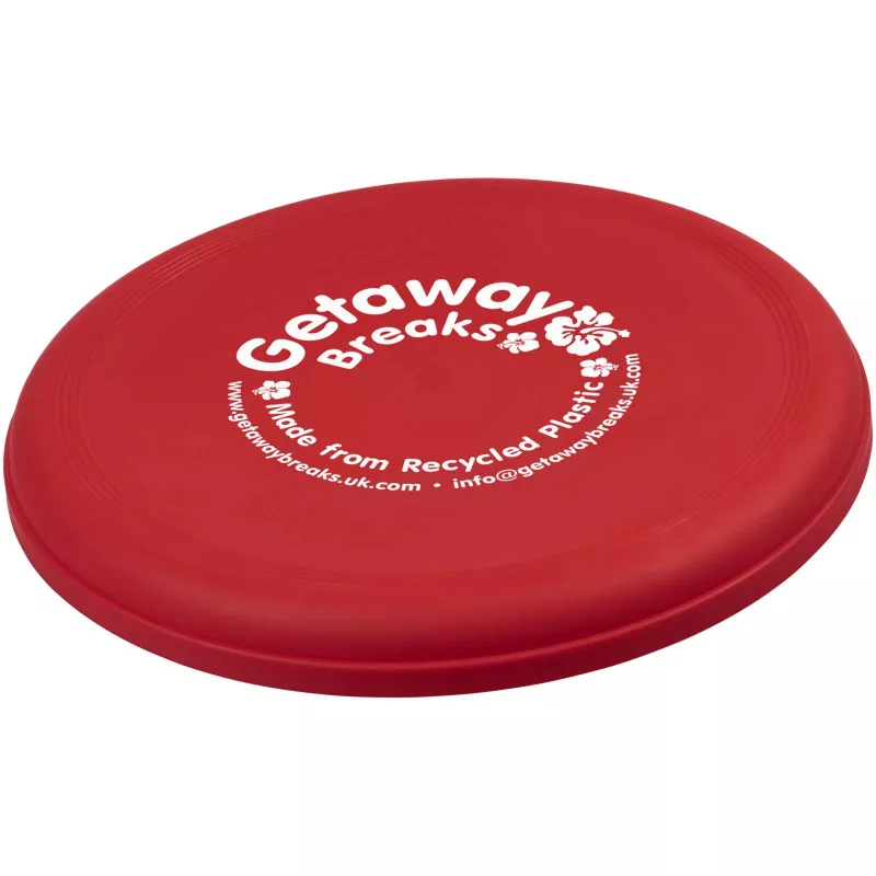 Orbit recycled plastic frisbee - Czerwony (21048921)
