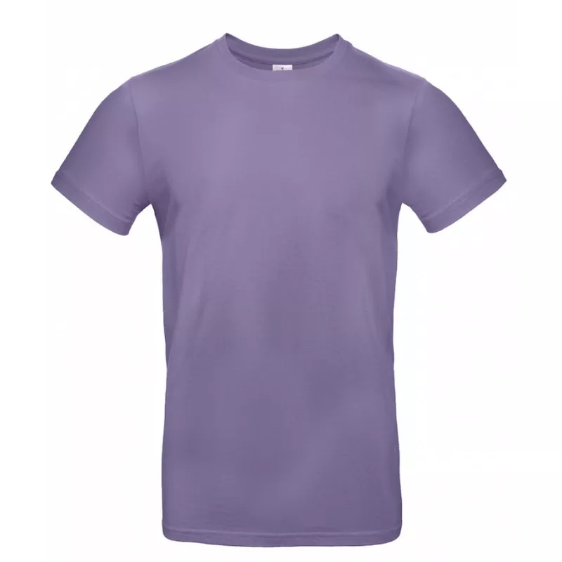 Koszulka reklamowa 185 g/m² B&C #E190 - Millennial Lilac (341) (TU03T/E190-9MILLENNIAL LILAC)