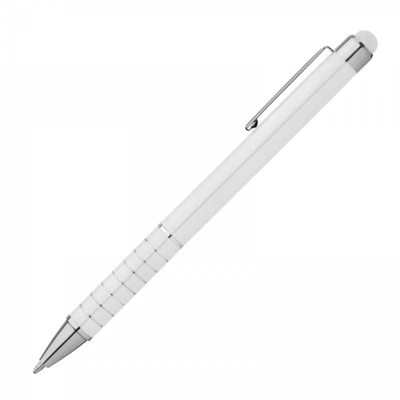 Długopis metalowy touch pen SEBASTIAN - biały (1041806)