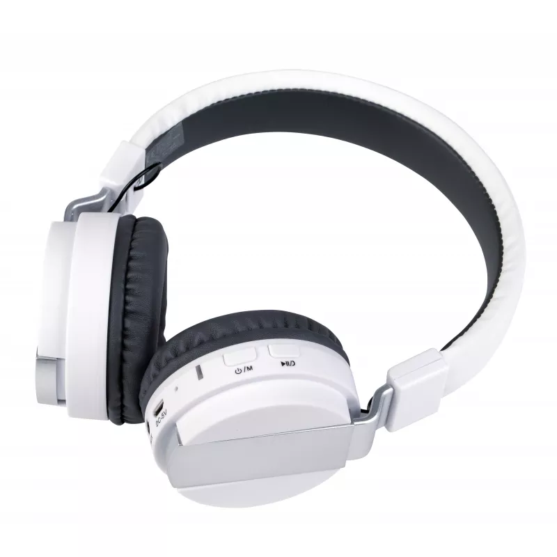 Słuchawki Bluetooth FREE MUSIC - biały (56-0406216)