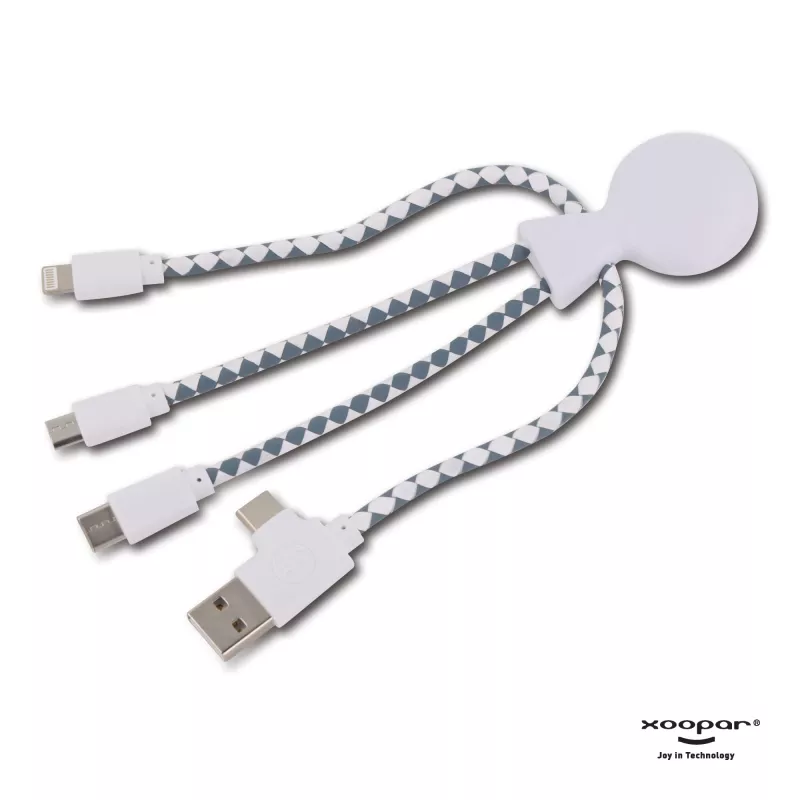 2081 | Xoopar Mr. Bio Charging cable - biały (LT41004-N0001)