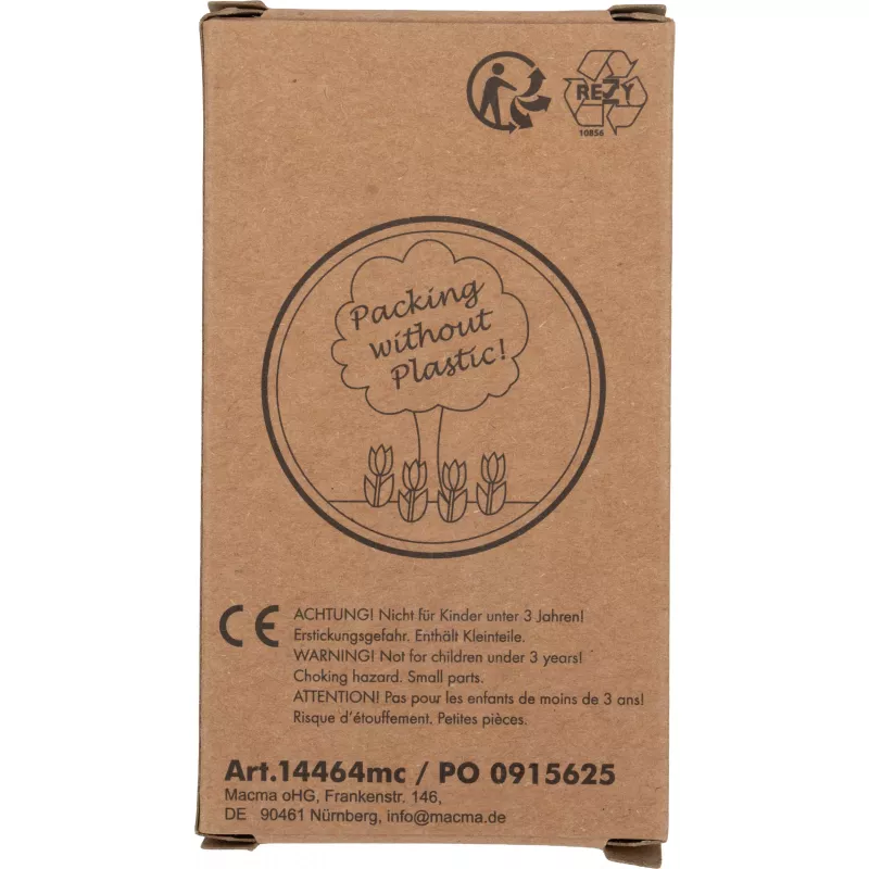 Kredki świecowe 6 kolorów AGOSTINO - wielokolorowy (14464mc)