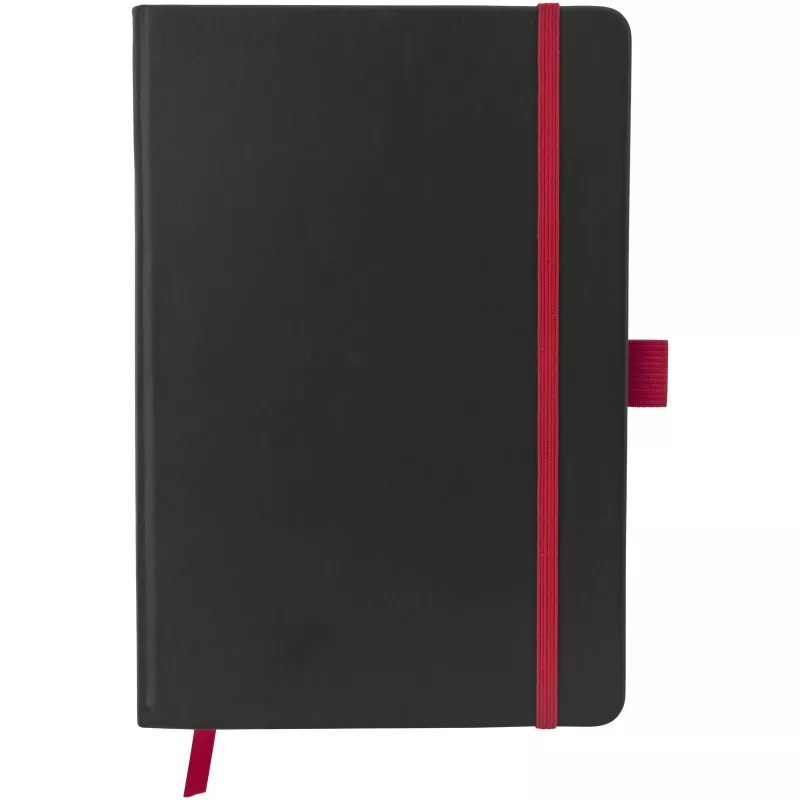 Notes A5 w twardej okładce Colour-edge - Czarny-Czerwony (10690701)