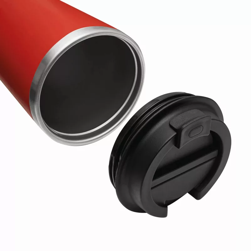 Kubek podróżny 350 ml TAKE & GO dwuścienny - czerwony (56-0304643)