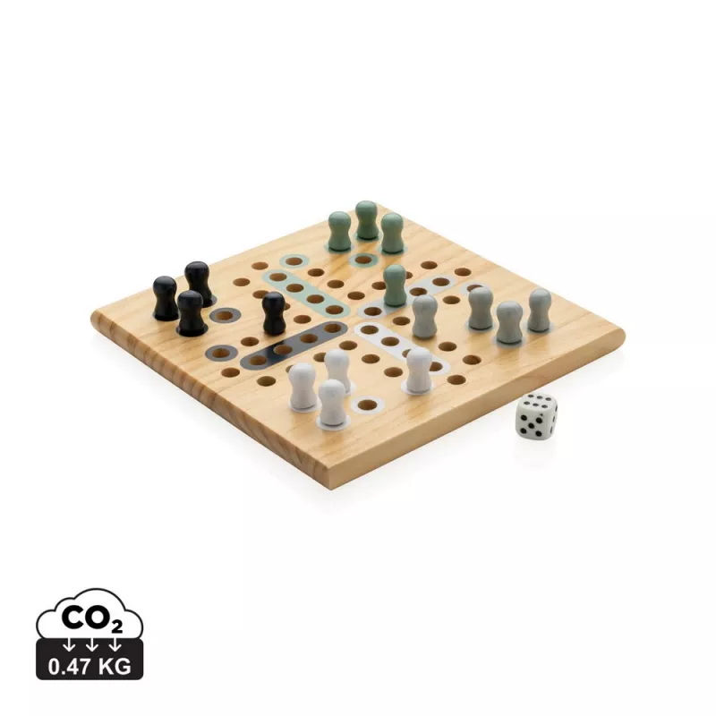 Gra planszowa "Chińczyk" Ludo - brązowy (P940.279)