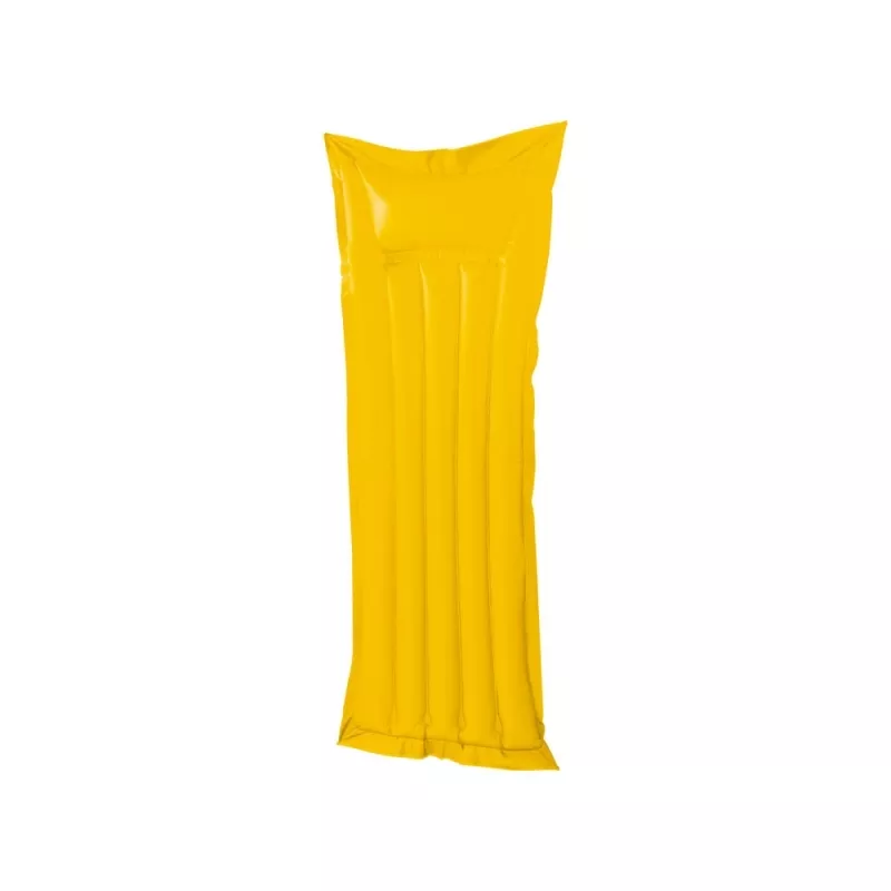 Materac dmuchany LONG BEACH - żółty (104108)