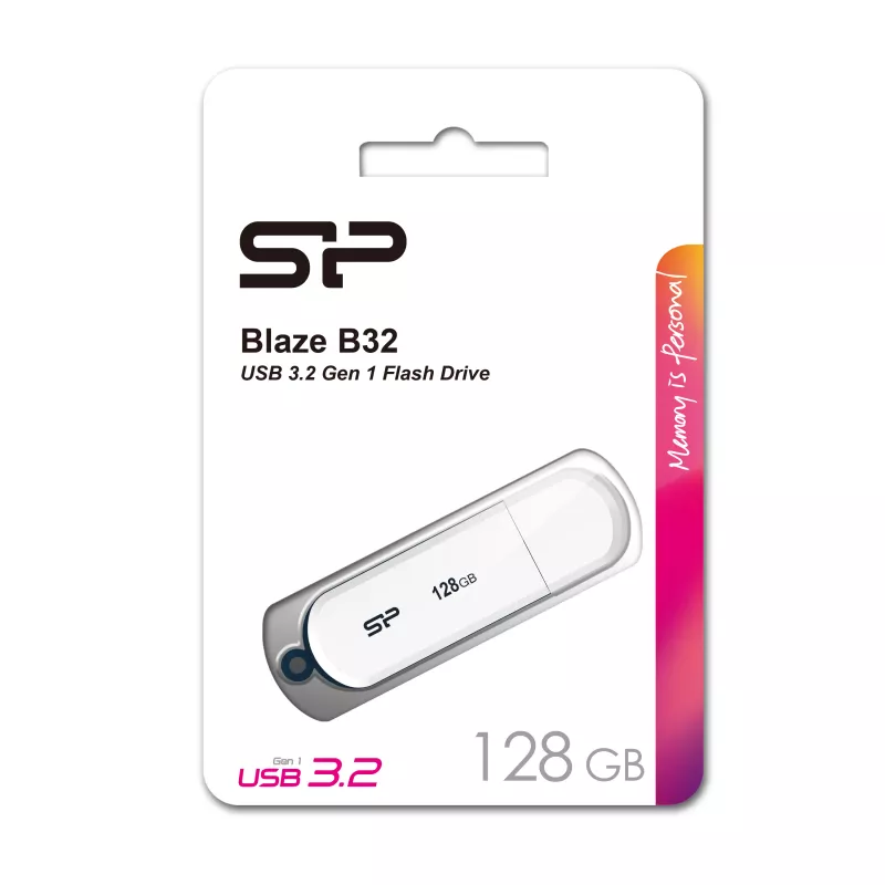 PENDRIVE B32, 16GB 3.2 SILICON POWER - biały (EG829006 128GB)