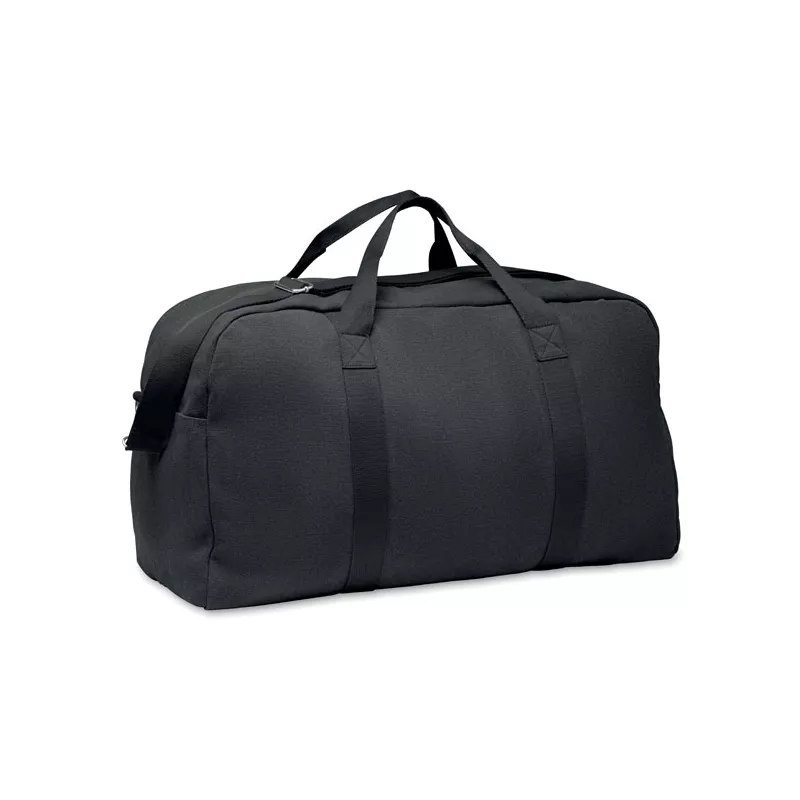 Torba podróżna z recyklingu 450 g/m² DUFFAS COLOUR - Czarny (MO2508-03)