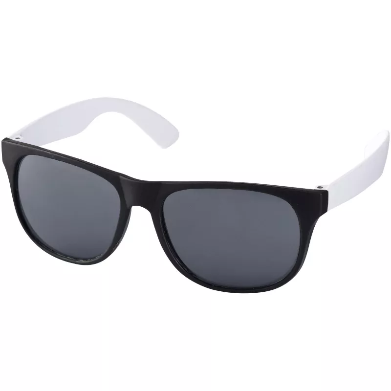 Reklamowe okulary przeciwsłoneczne RETRO - Biały-Czarny (10034403)