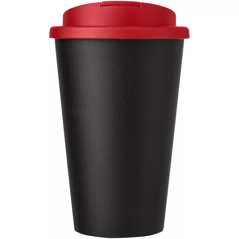 Americano® 350 ml tumbler with spill-proof lid - Czarny-Czerwony (21069516)