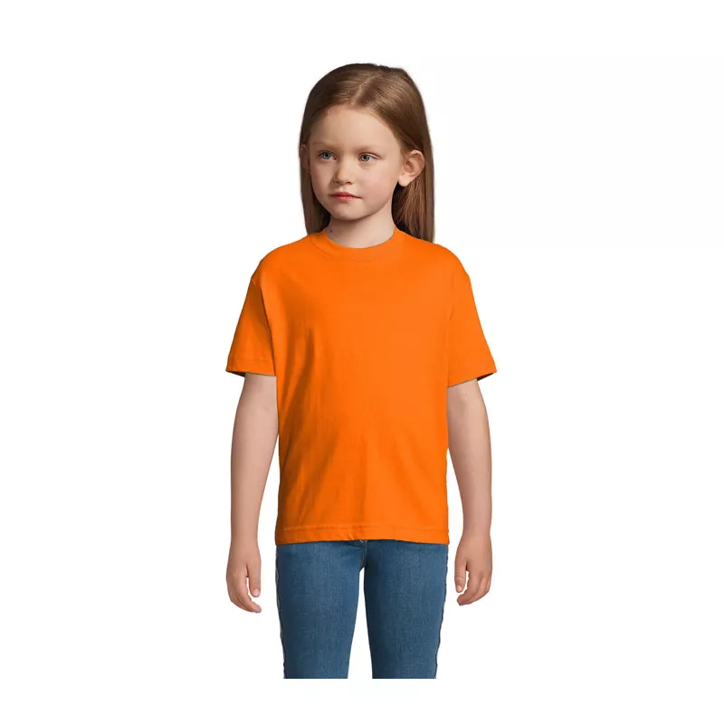 Koszulka dziecięca 190 g/m² Sol's IMPERIAL KIDS - Pomaranczowy (S11770-OR)